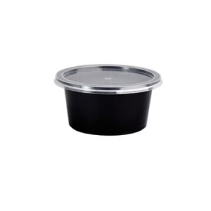Round Container 100 ml (Black)