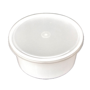 Round Container 400 ml (White)
